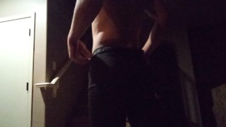 BWC and fat ass in spandex