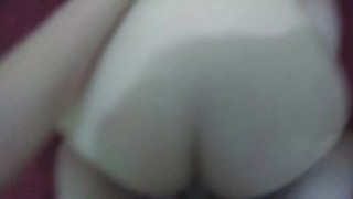 Teen gets fucked on bed after shower