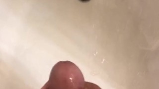 Masturbating in the Shower