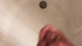 Masturbating in the Shower