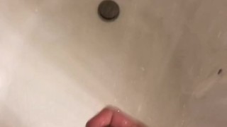 Masturbating in the Shower