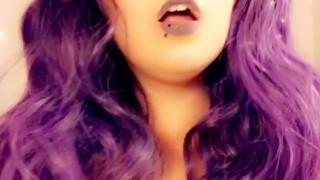 Horny Slut Plays With Tits on Snapchat