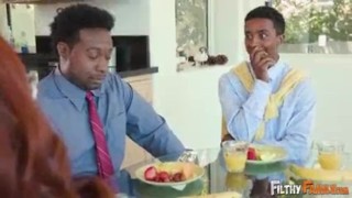 Step Mom Sucking Black Dick