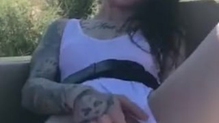 Cumming outside