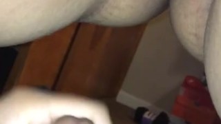 Sexy teen pisses on cock