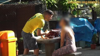 Super Hot Bubble Butt Brazilian Gets Picked Up And Fucked Hard