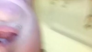 Masturbating in the shower, in the pussy then ass