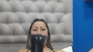 FUCK MY PUSSY WITH MY GIANT DILDO