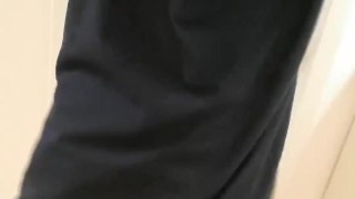 Floppy uncut latino playing with gorgeous uncut cock