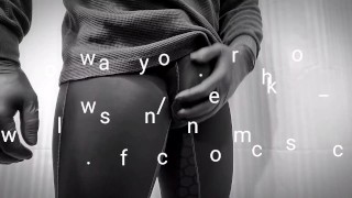 After the gym my dick always gets hard.