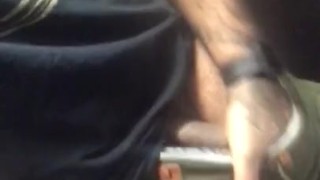 Quick cock tease while in publuc
