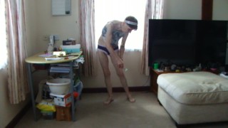 Using My Jade Roller Massage On My Face And Body...Erotic LOOK! In Knickers