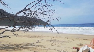 Sun, beach, breeze and me.