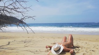 Sun, beach, breeze and me.