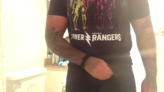 So fucking hard to piss with a hard dick