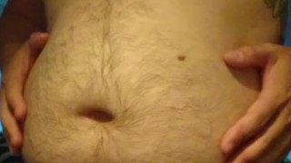 Chubby gainer belly play