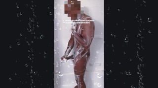 Shower Show Preview. Getting this dick hard in the shower.