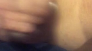 Slut fills tight ass with dildo