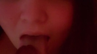 BBW gets sexy for you and sucks your cock 