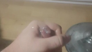 cumshot after edging.