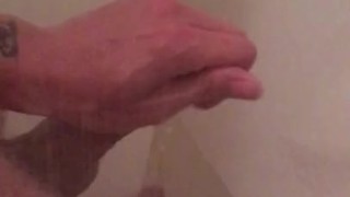 Playing in the shower 