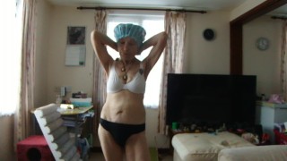 Sexy Showing My Jewelry For You In Sexy Underwear, Just After Shower Hot!