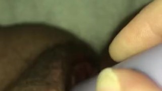 Working My Clit With A Vibrator To Make My Pussy Squirt
