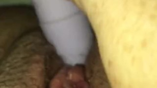 Working My Clit With A Vibrator To Make My Pussy Squirt