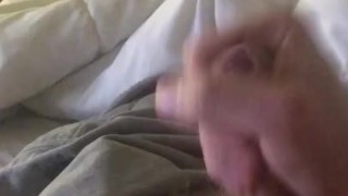 Jerking home alone. Cum on self