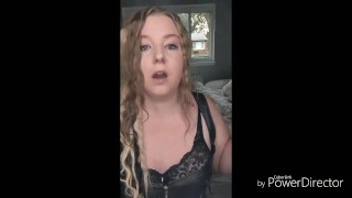 Joi in leather and lace while smoking 