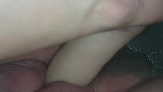 Fucking my dildo in the bath tub