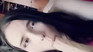 Elf teen playing with her holes