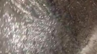 Big black dick and balls bust creamy cumshot!!