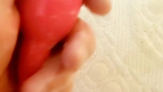 Playing with my cum