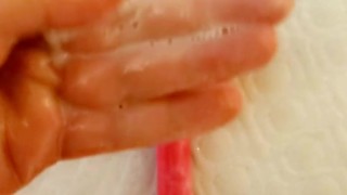 Playing with my cum