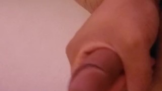 WANKING OFF IN IN SHOWER 