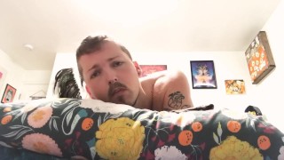 Fox tail butt plug and tasting my ass