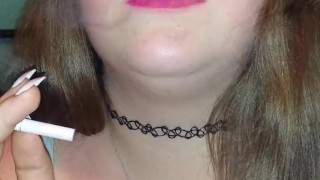 Sexy slut smokes for you 