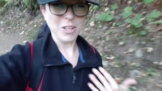 Public Trail Piss In Broad Daylight