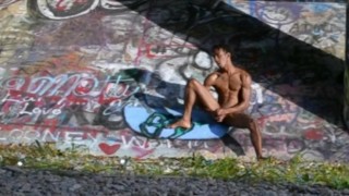 Real Ole Town Road Close Up Shot in Public