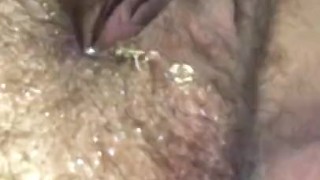 Bbw pussy play in tub