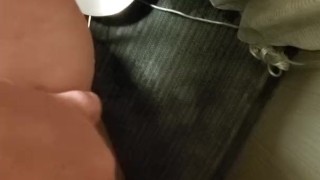 Piss in the corner behind the couch of a fancy hotel
