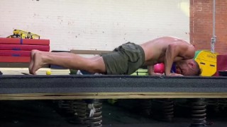 Dante Colle Sweaty Workout with Masturbation ASMR