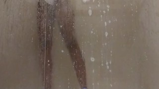 Shower before pussy wax