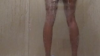 Shower before pussy wax