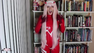 Zero Two Cosplay Sissification Femdom OmankoVivi TEASER Latex Creampie