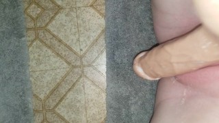 Fuck my own tight pussy with dildo