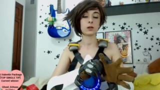 Tracer masturbating 