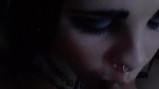 Fucking my hot tattooed wifes wettest pussy