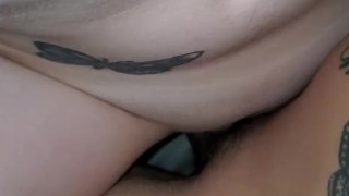 Playing with the wife's tight pussy